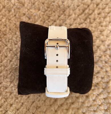 Hermes Clipper Diver Chronograph Quartz Watch White Rubber  display picture 3
