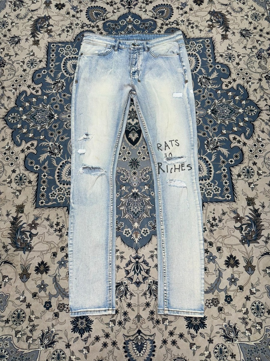 Ksubi Van Winkle Rat To Riches Distressed Denim
