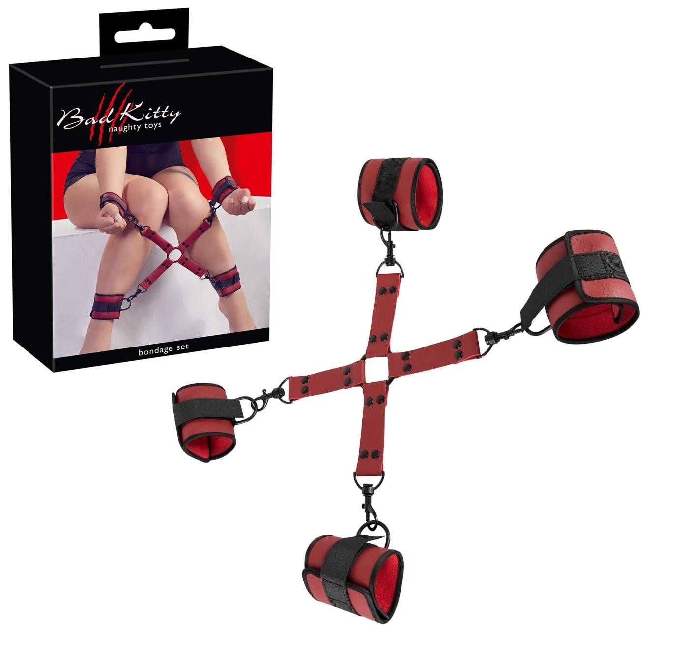 Costrittivo bondage set manette cavigliere professionale sadomaso sexy restraint