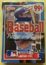 1988 Donruss Cello Card Pack Steve Balboni (Top) Mike Krukow (Back) Showing