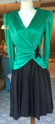 semi formal green dress