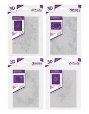 Crafter's Companion Gemini 5" x 7" 3D Embossing Folder - You Choose NEW