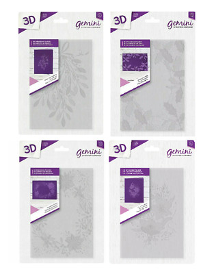 Crafter's Companion Gemini 5'' x 7'' 3D Embossing Folder - You Choose NEW