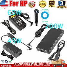 45W/65W/90W/150W/200W For HP Laptop Charger AC Adapter Power Supply Blue Tip