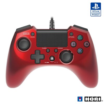 HORIPAD FPS PLUS for PS4/PS3 Red Pad Controller Auto shoot HORI