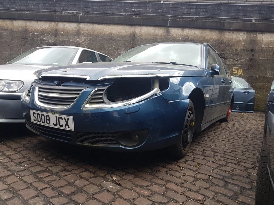 SAAB 9-5 RH UK DRIVER FRONT BARE DOOR SALOON OR ESTATE 2006-09 BLUE 300 - Изображение 3 из 3