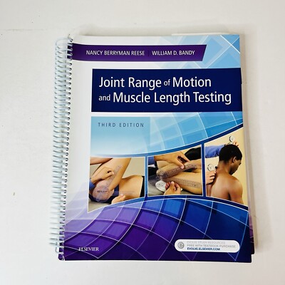 Joint Range of Motion and Muscle Length Testing 3rd Ed Spiral Bound Book VG