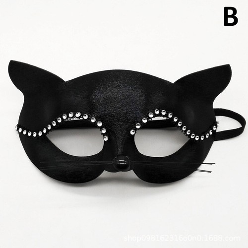 Sexy Lace Masquerade Eye Mask Gothic Fancy Dress Accessory Cat Cosplay Supplies - Picture 22 of 28