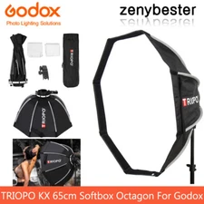 US TRIOPO KX 65cm Softbox Octagon Umbrella Light Box Fr Godox AD200 V1 Speedlite