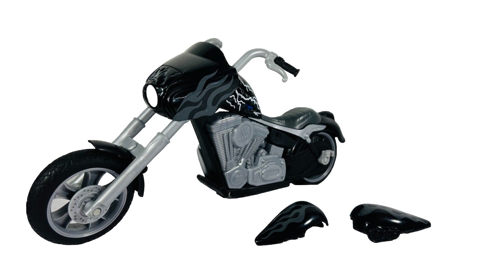 WWE Wrekkin Slamcycle Motorcycle Mattel Wrestling Figure Accessory Undertaker 6”