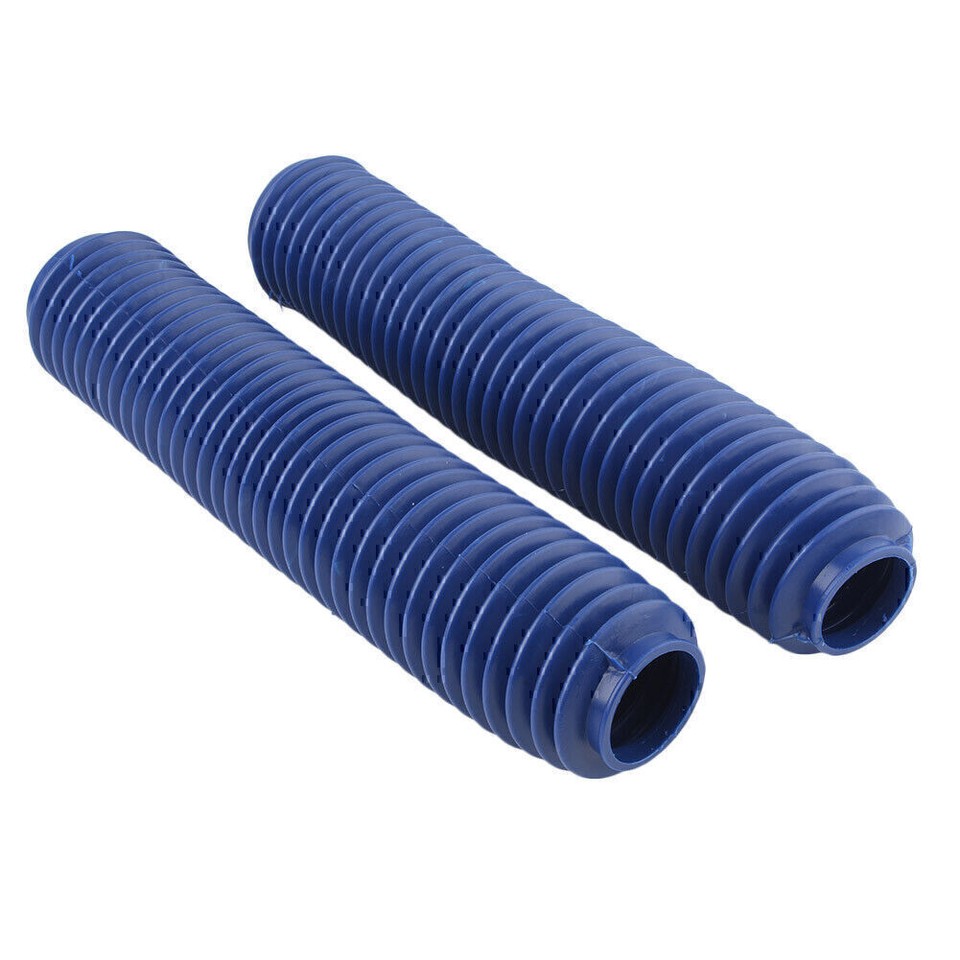 2pcs 360MM Fork Dust Covers Gaiters Boots Shock Rubber Fits Motor Dirt