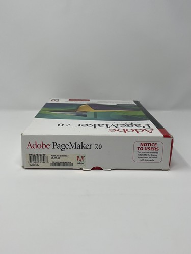 Adobe PageMaker 7.0 Plus for Macintosh Full Retail Version In Box - Picture 11 of 12