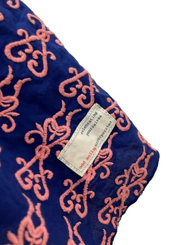 Odd Molly Size 1 - S Women's Skirt Blue Pink Embroidered Midi Calf Length - Picture 7 of 9