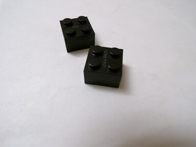 Mega Bloks x2 2x2 Black Bricks  (021-31)