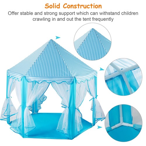 13 Types Kids Princess Castle Play Tent for Baby Girls Boys Toy Indoor Outdoor - Picture 102 of 131