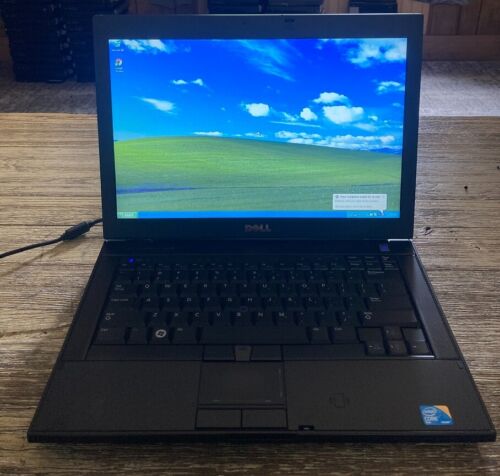 14.1" Dell Laptop E6400 Vintage Windows XP Pro 32 Bit 2ghz 2gb 120gb WIFI DVD - Picture 1 of 7