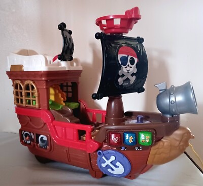 VTech Treasure Seekers Pirate Ship - Kids Fold Open Playset - Lights, Sounds