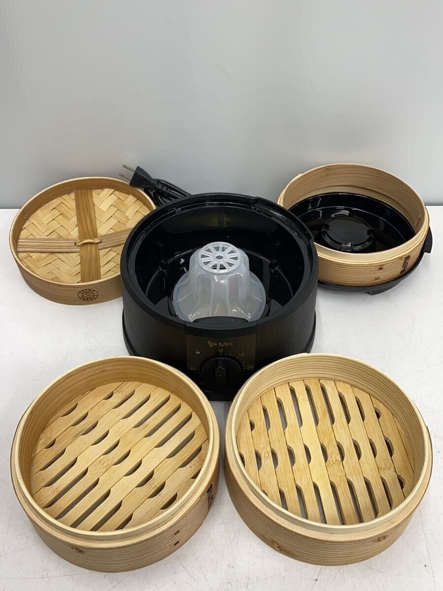 MK Seiko EM-185K  Electric Bamboo Steamer Cooker 18cm Seiro foods