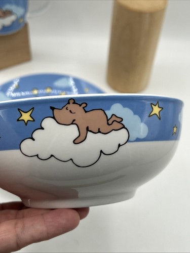 Studio Nova "Dare To Bear" Plate Bowl & Cup 3pc Place Setting w/ stars & clouds - Picture 13 of 24