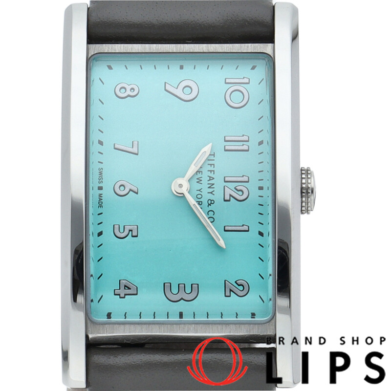 Tiffany Eastwest Women s Watches 36092262 Band SS Leather Women s Watches Tiff