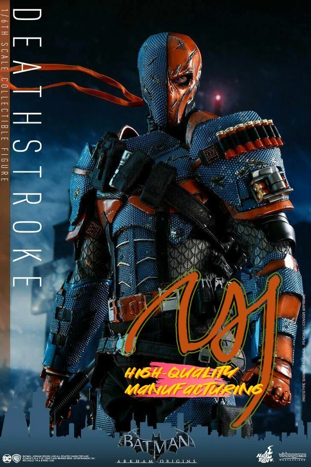 Nuevo Hot Toys VGM30 Batman: Arkham Origins 1/6 Figura Deathstroke Envío Rápido Foto 4 de 4