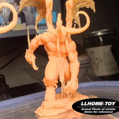 Game GS Zhongli Elegance gentleman hold a spear Resin 3D Print GK Kit Figure - Picture 12 of 13
