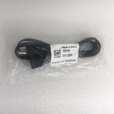 NEW Dell Power cable 3 prong universal computer OEM DP/N 05120P NIP