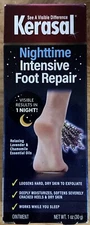Kerasal Nighttime Intensive Foot Repair, Skin Healing Ointment for Cracked Heels