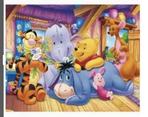 Diamond Art Kit WINNIE THE POOH Disney Licensed Retired All The Favorites!