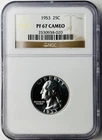 1953 Proof Washington Quarter NGC PF67 Cameo