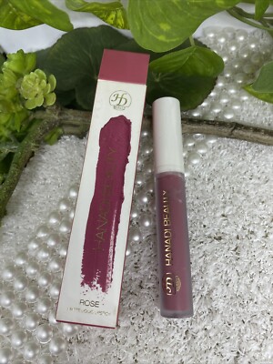 Hanadi Beauty Matte Liquid Lipstick ROSE dunkles pink / rosa 4ml *neu*
