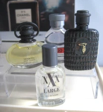 🎁4pc mini EDT Vintage Aigner XXL Large Valentino Trussardi Men Hugo Boss