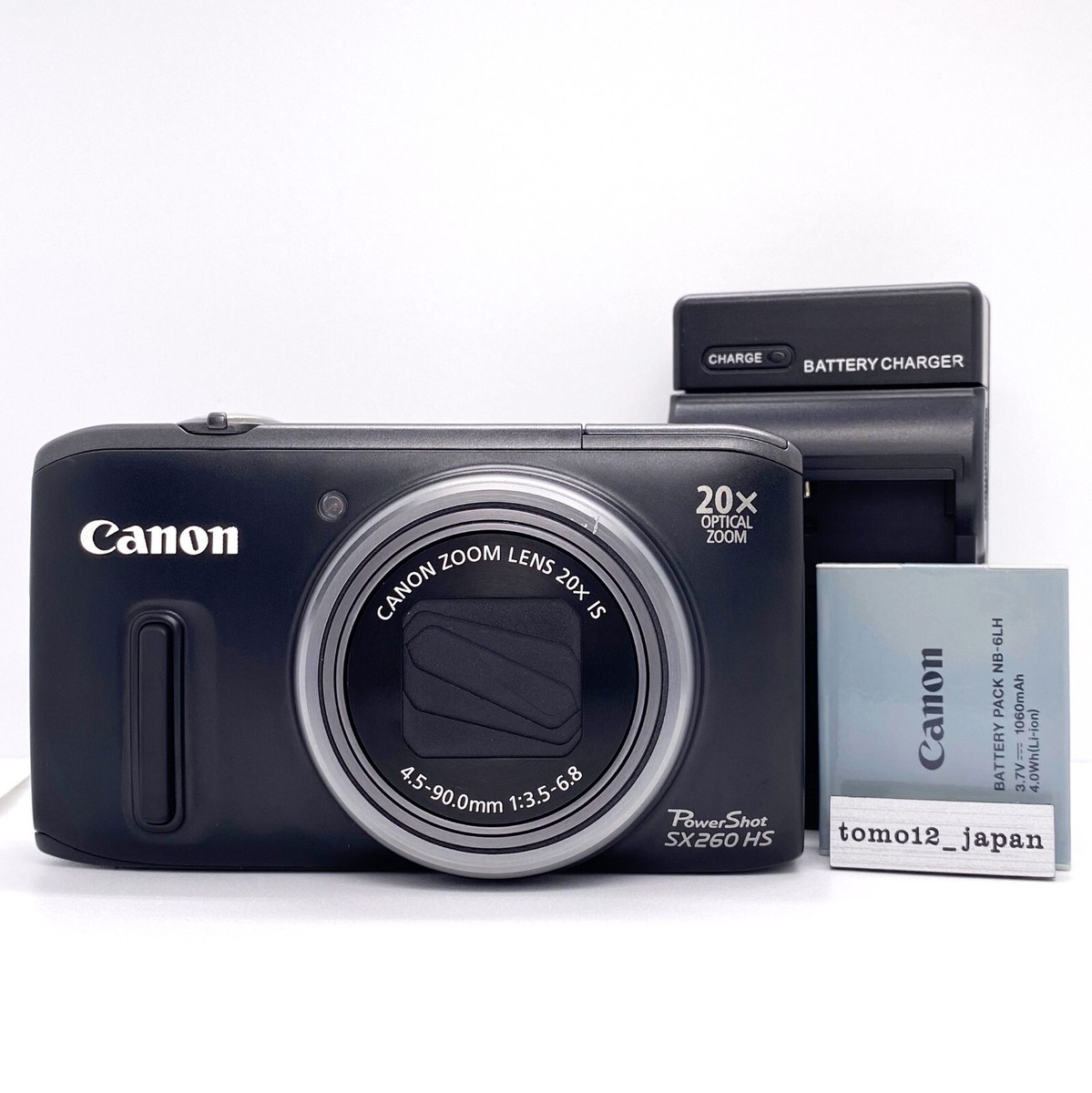 Canon PowerShot SX260 HS 12.1MP 20x Optical Zoom Black/pink