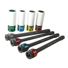 8pc Torque Limiting Ext & Protective Skt Set