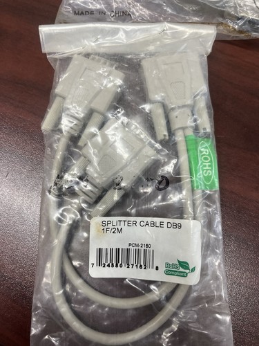 MECY-1FM DB9F/2DB9M Y-Cable Splitter Cable DB9 1F/2m - Afbeelding 2 van 6