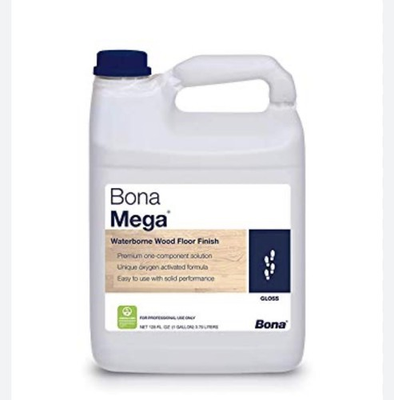 #ad #ad Bona Mega Gloss One Gallon Water Wood Floor Finish Sealed $85.00