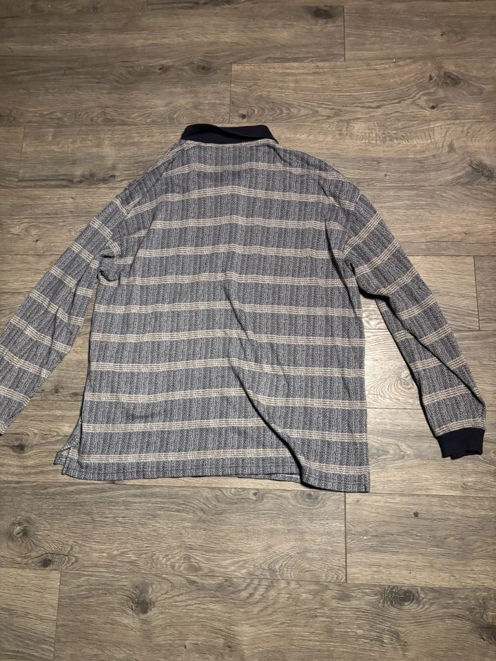 Suéter tejido geométrico vintage años 90 grande Marc Edwards abuelo Foto 4 de 4