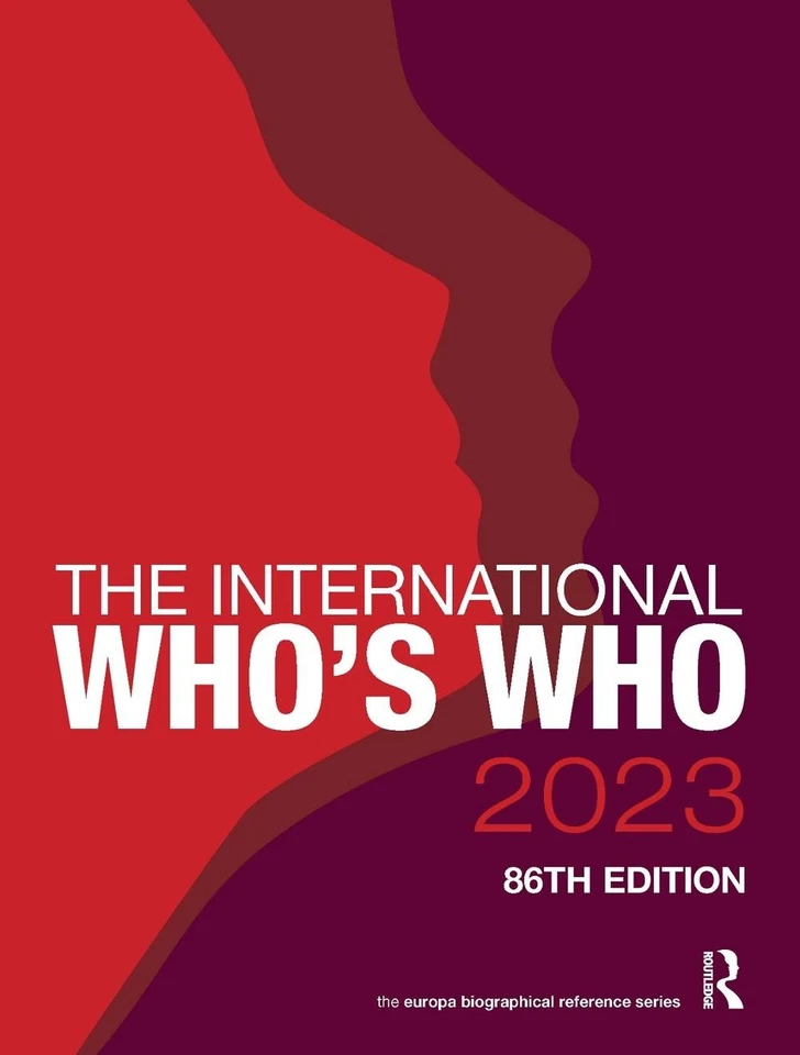 The International Who's Who 2023 by Europa Publications Hardcover Book