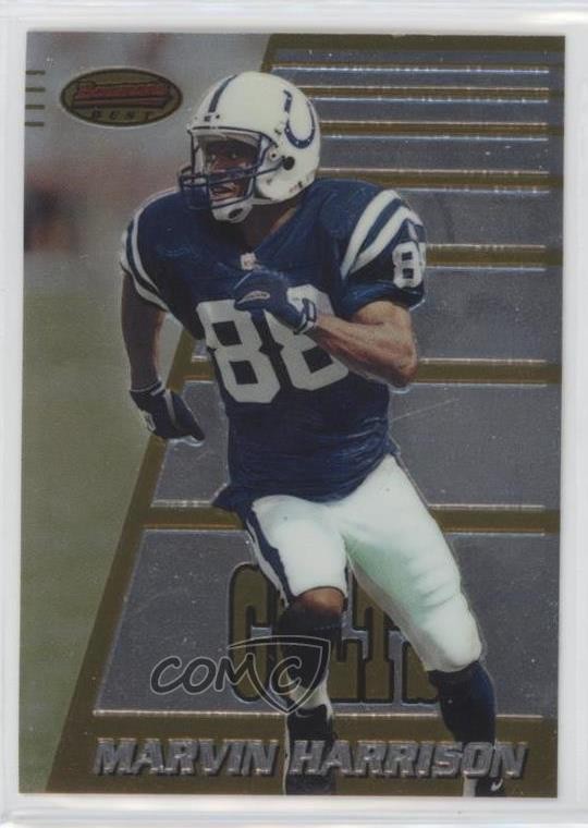 1996 Bowman's Best Marvin Harrison #165 Rookie RC HOF