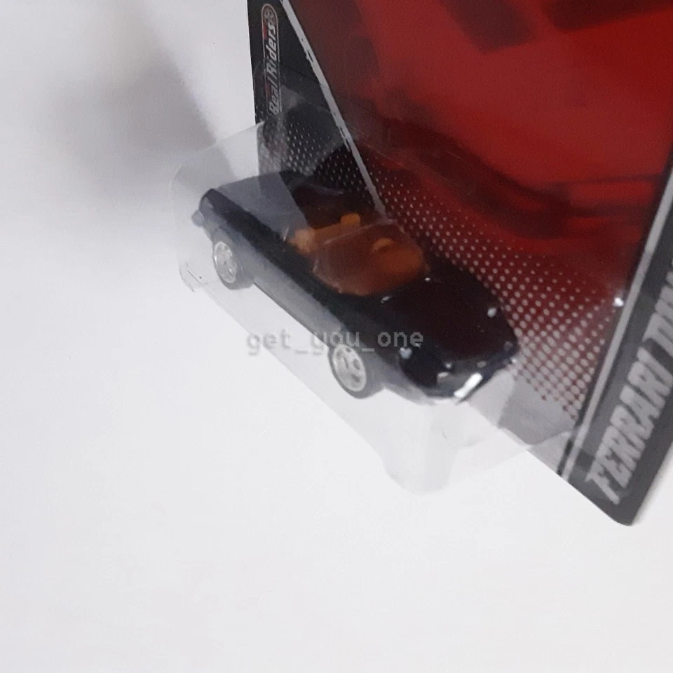 Nuevo Hot Wheels Garage Ferrari Dino 246 GTS 2011 coche negro pilotos reales metal #4/6 Foto 4 de 4