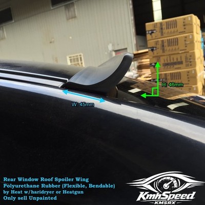 Cadillac STS 2008-2011 Sedan Rear Window Roof Spoiler Wing Fits KmhSpeed 818S