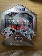 DISNEY 100 PLATINUM SET OF 4 PEZ DISPENSERS MICKEY, MINNIE, DONALD, GOOFY 