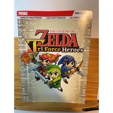 The Legend of Zelda: Tri Force Heroes Official Guide 2015 3DS CLEAN