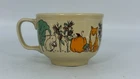 Rare Vtg Fiesta Homer Loughlin USA Jumbo Mug Fall Forest Fox Squirrel