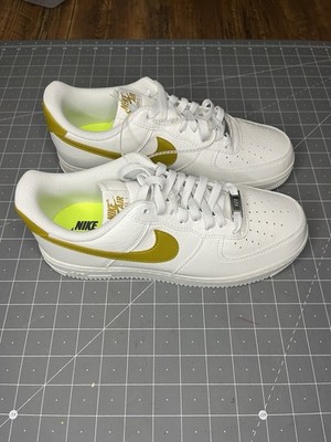 Nike Air Force 1 '07 SE Next Nature Bronzine White Gold Leather Sz10w DV3808-101