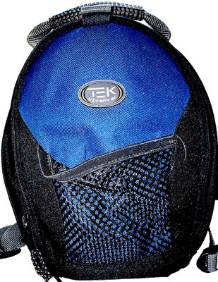 Tek By Tamrac Camera Backpack Dividers Black Blue Padded Mesh Pocket 7 x5 x11 