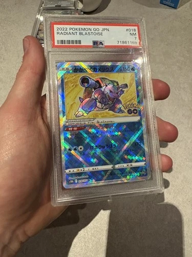2022 POKEMON GO RADIANT BLASTOISE HOLO #018 JPN psa