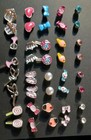 0132-0823 20 pair of little girl post earrings — photo 1