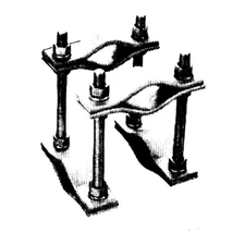CommScope / Amphenol - DB365-SP5 - Andrew, Pipe Mounting Kit, Galvanized Steel,