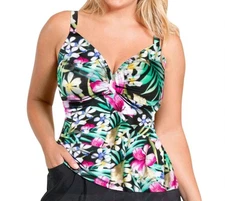 Miraclesuit Plus Size Roswell Tankini Top Size 22W